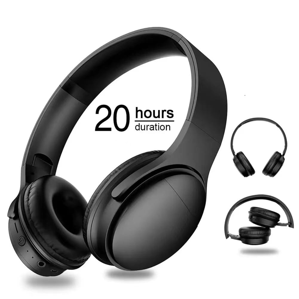 VJ901 Wireless Headphones Over Ear Wireless Headphones Foldable Lightweight Headset With TF Card Mode silver - Image 2