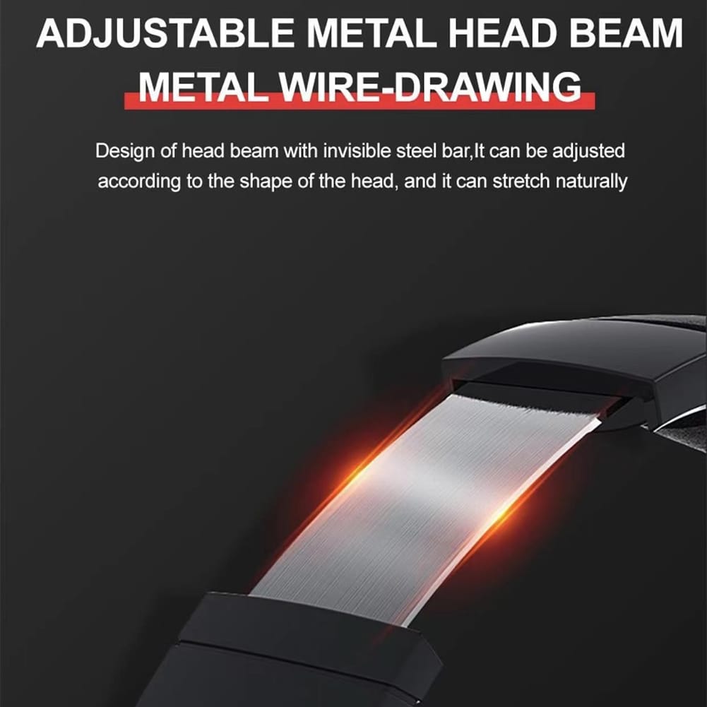 VJ901 Wireless Headphones Over Ear Wireless Headphones Foldable Lightweight Headset With TF Card Mode black - Image 5