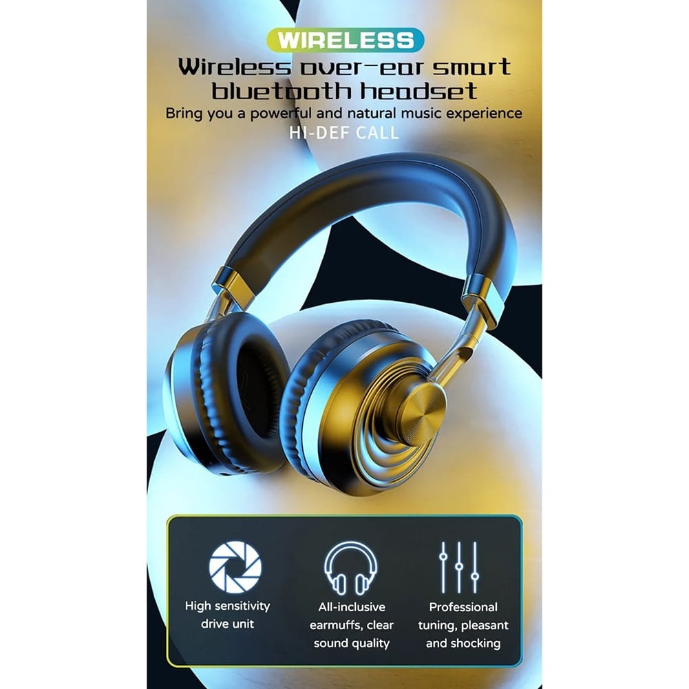 Vj083 Wireless Headsets Noise Canceling Ear Buds 10 Hours Playtime Earphones Black - Image 5