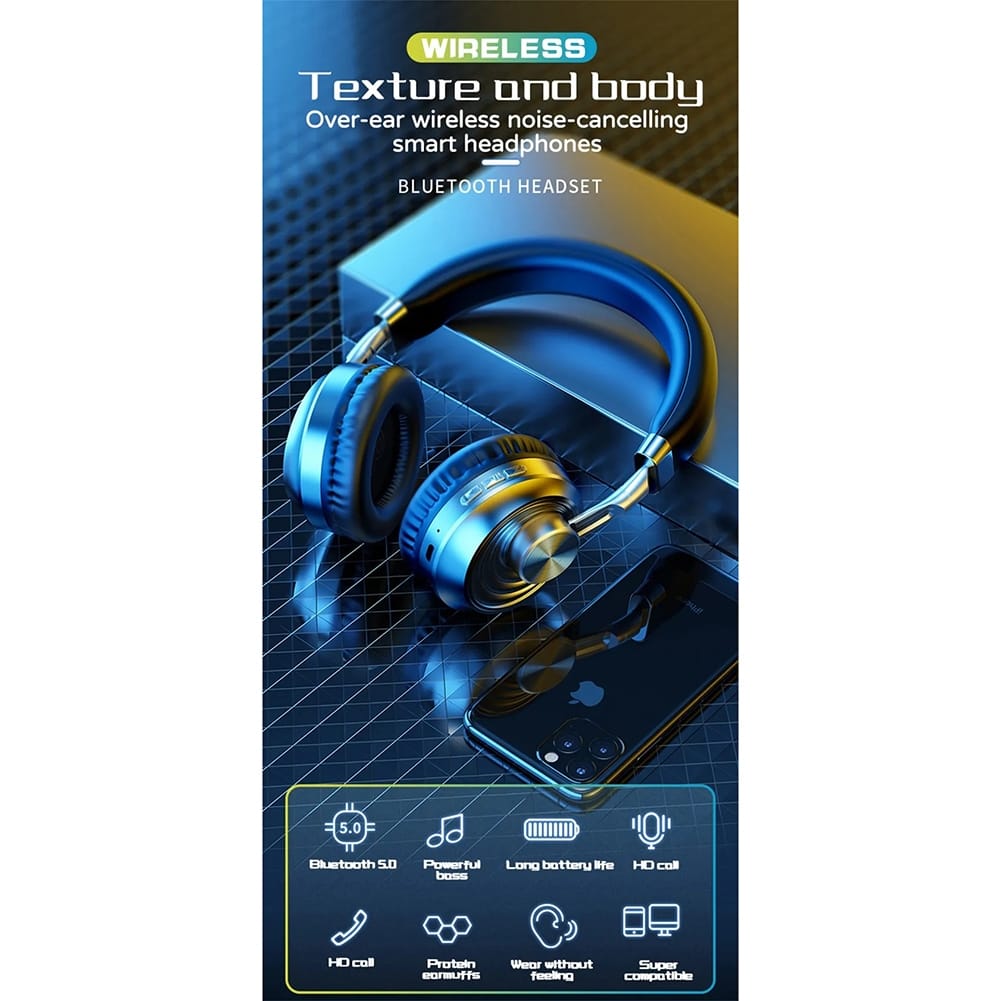 Vj083 Wireless Headsets Noise Canceling Ear Buds 10 Hours Playtime Earphones Black - Image 7