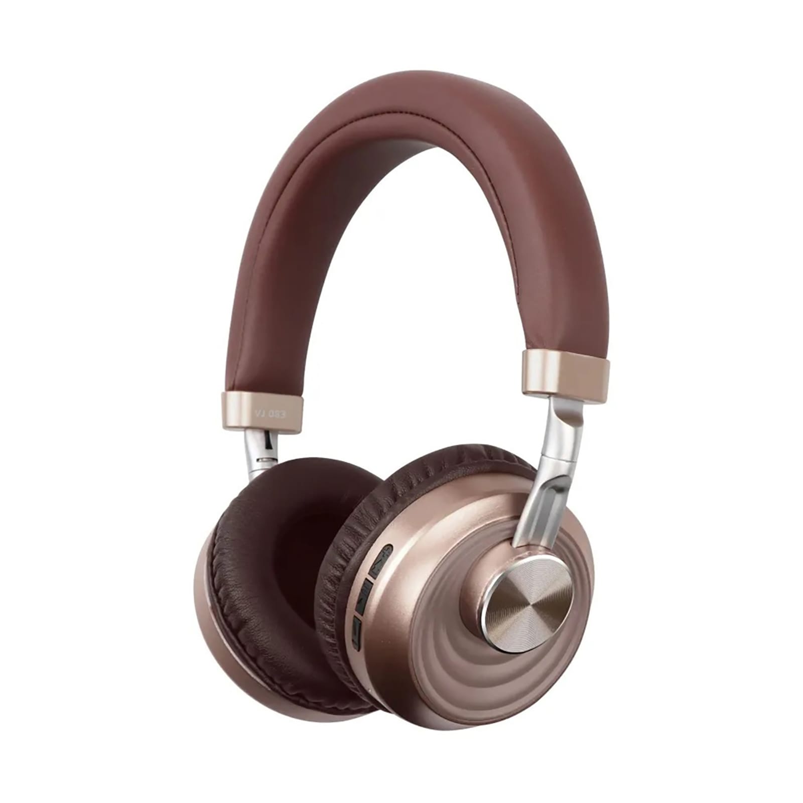 Vj083 Wireless Headsets Noise Canceling Ear Buds 10 Hours Playtime Earphones Golden