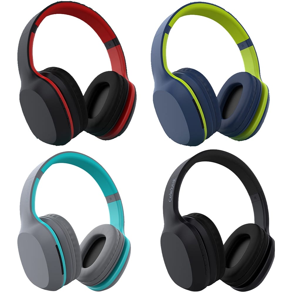 A18 Wireless Headphones over Ear Hi-Fi Stereo Deep Bass Wireless Earphones for Laptop Pc Computer Mobile Phone Blue - Image 7
