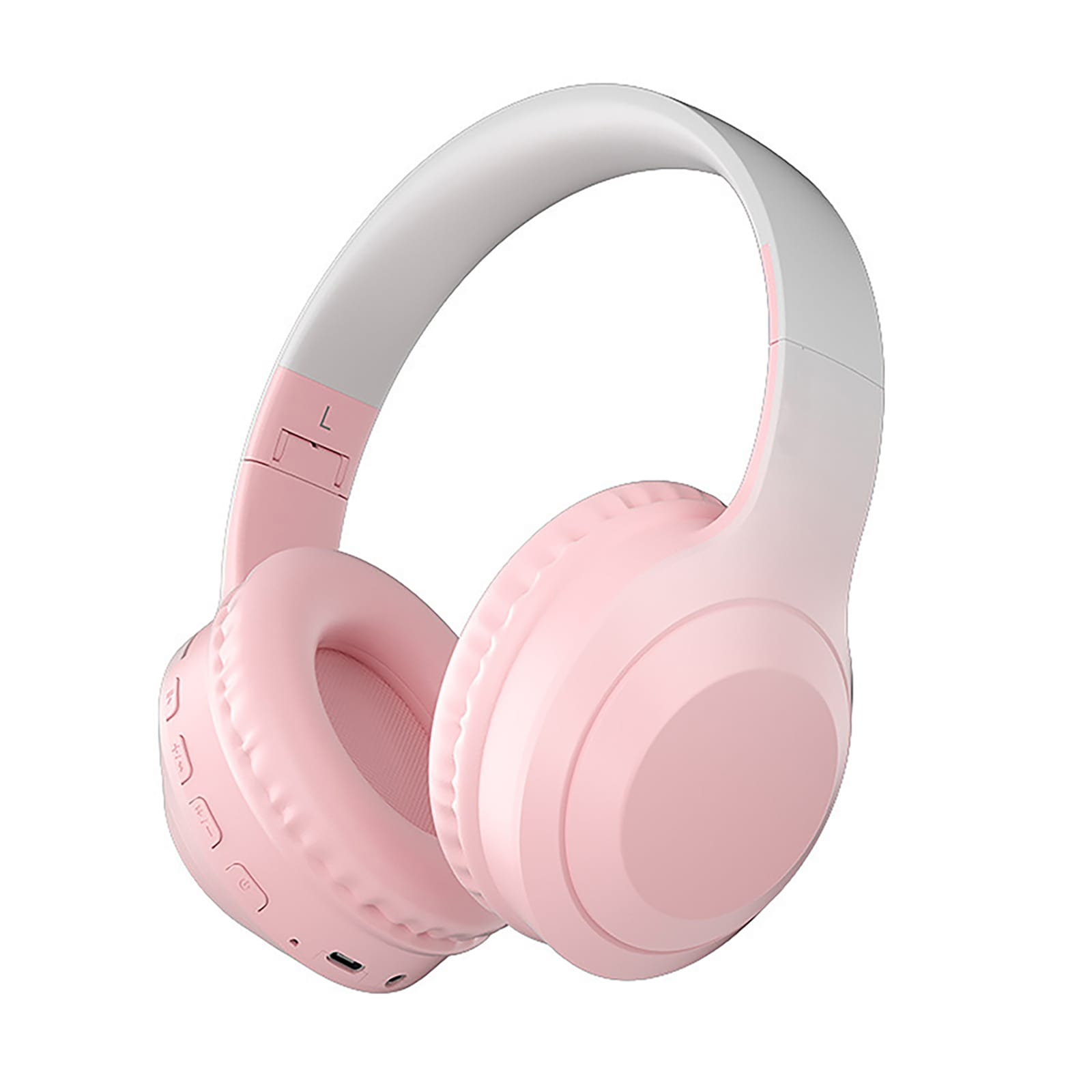 Wireless Headset Stereo Sound Headphones Wireless Calls Gaming Noise Reduction For Computer Game Office Zoom Meeting Gradient powder