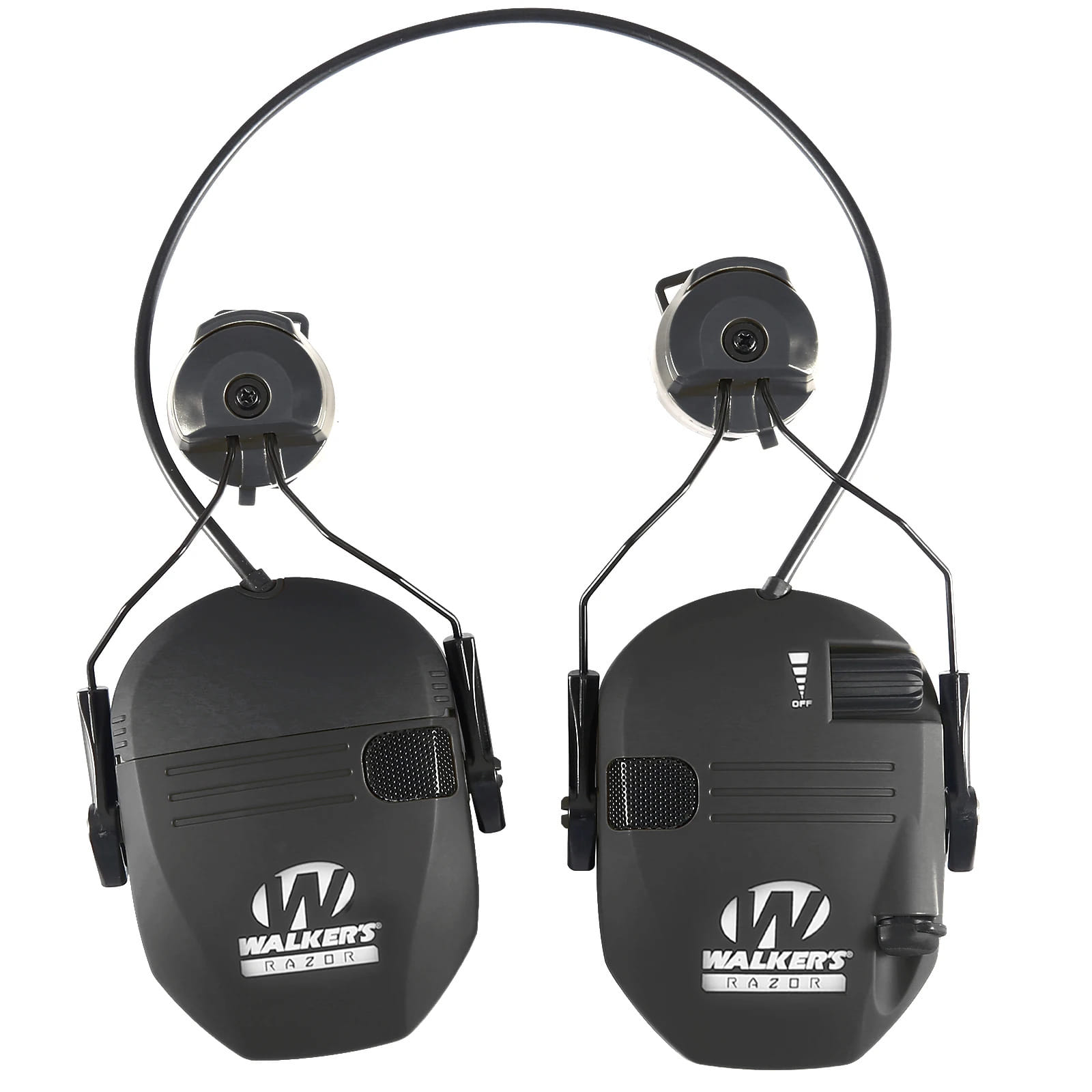 Electronic Shooting Ear Protection Earmuffs NRR 23dB Lightweight Low Profile Hearing Protection Earmuffs Black