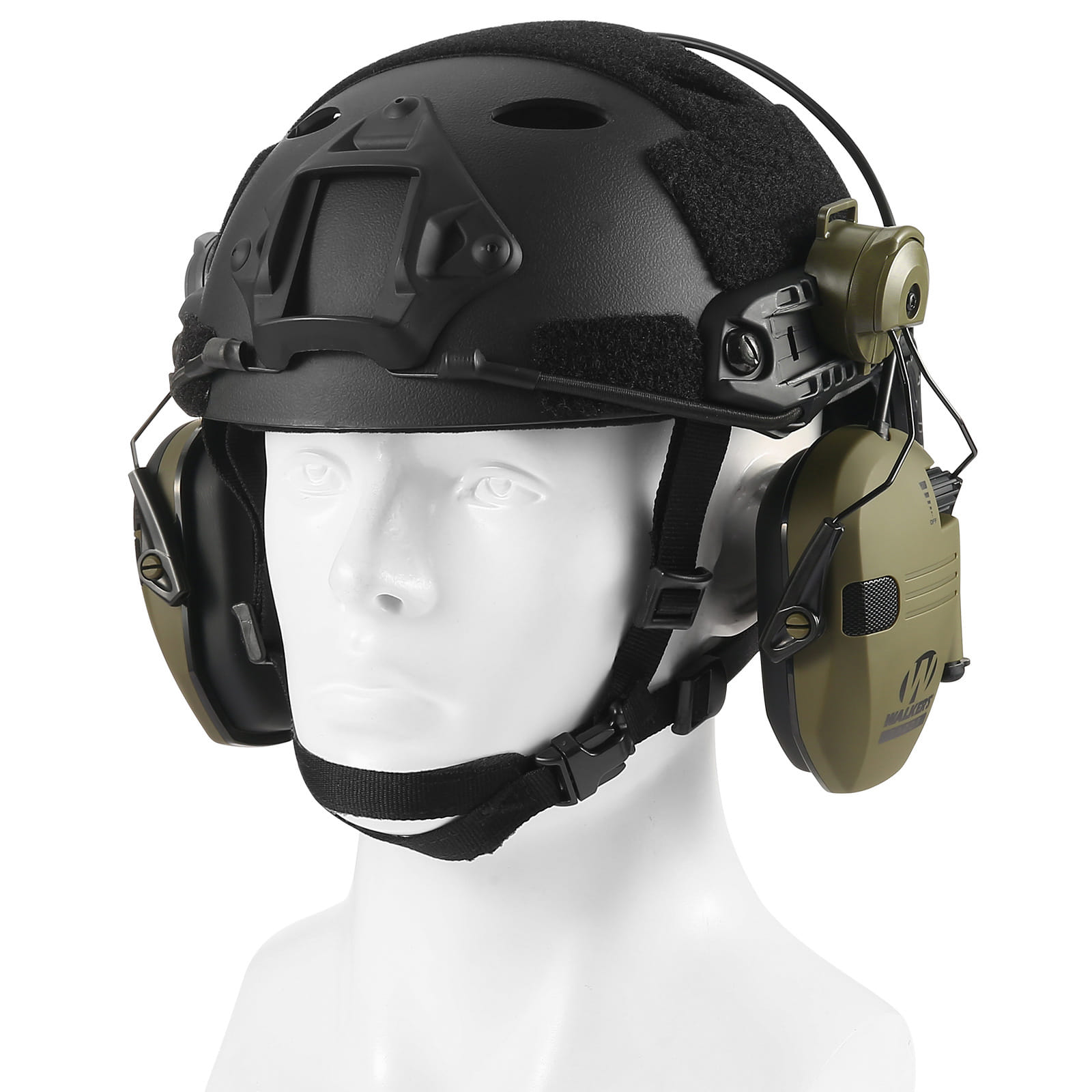 Electronic Shooting Ear Protection Earmuffs NRR 23dB Lightweight Low Profile Hearing Protection Earmuffs Black - Image 7
