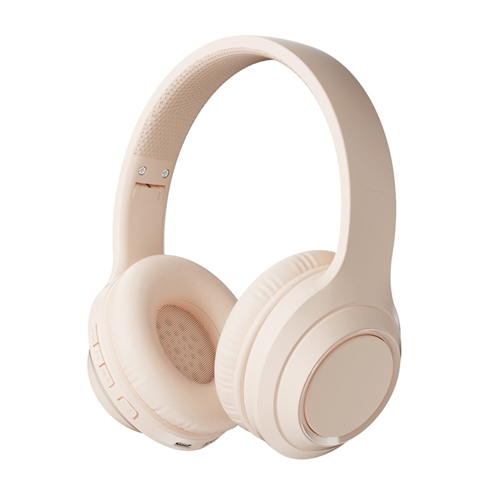 Noise Canceling Headset Stereo Sound Headphones Wireless Folding Gaming Headphones With Built-in Microphone SD Card Slot For Office Trucker yellow