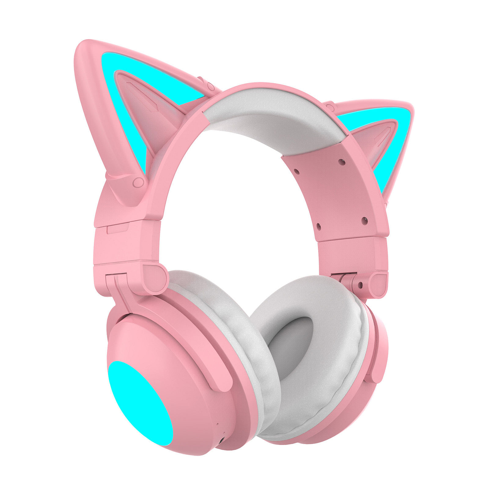 Wireless Cat Ear Headset Noise Canceling Longer Playtime Lig