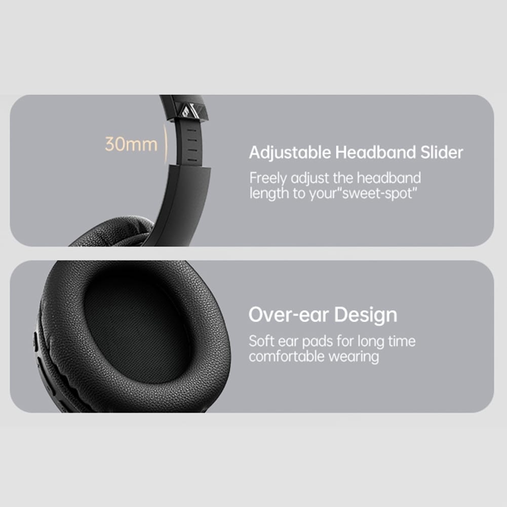 BT037NC Wireless Headsets Noise Canceling Ear Buds Longer Playtime Earphones White - Image 4