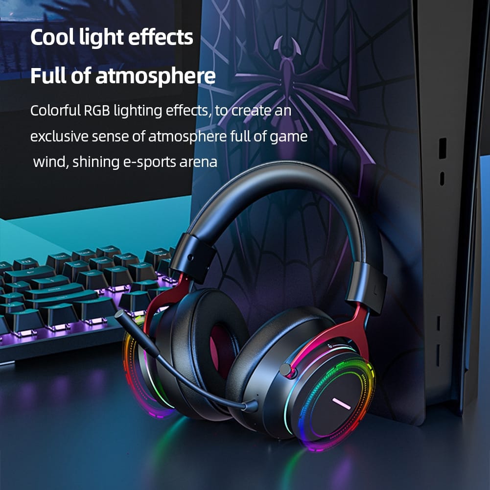 Wireless Headset Noise Canceling Ear Buds Longer Playtime Earphones Black - Image 3