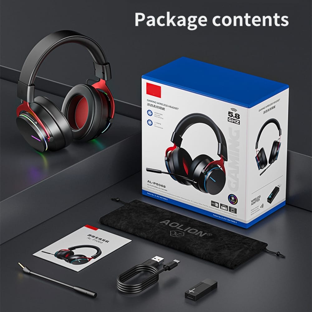 Wireless Headset Noise Canceling Ear Buds Longer Playtime Earphones Black - Image 7