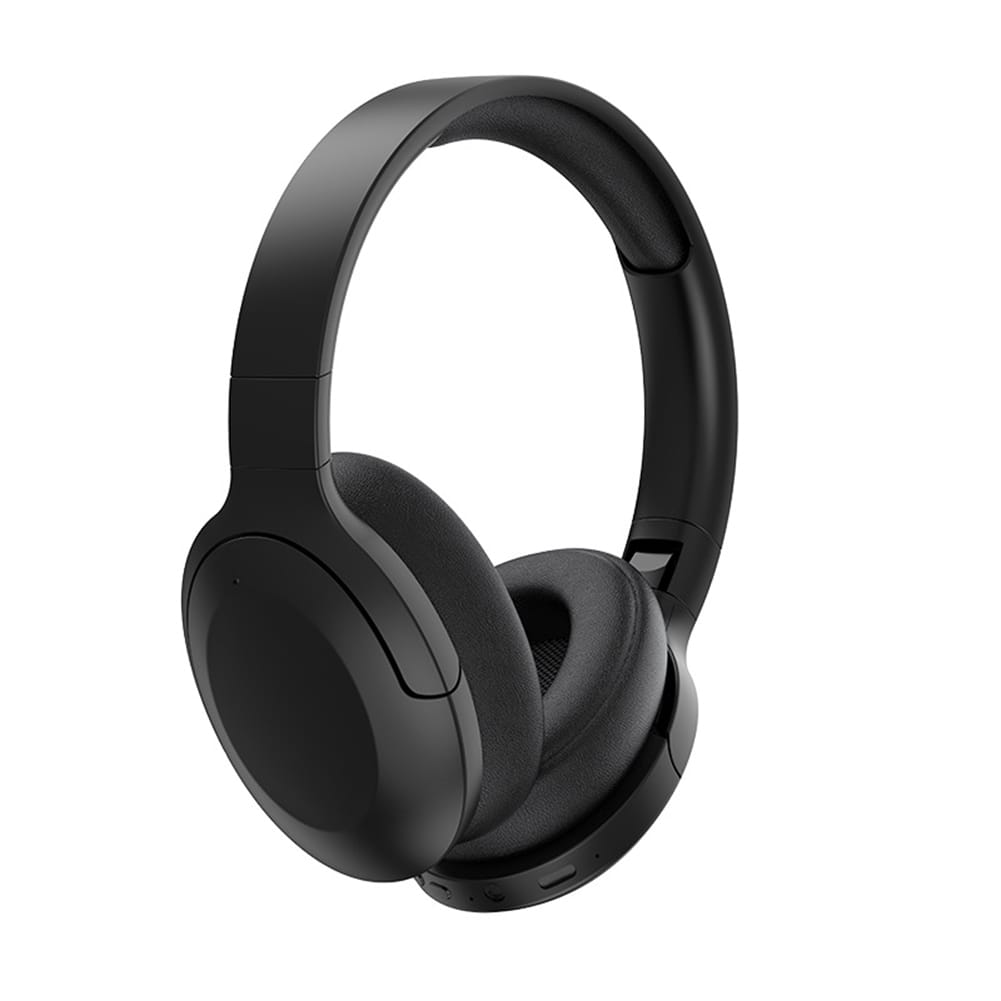 P2968 Wireless Headset Noise Canceling Stereo Headphones Over Ear Folding Earphones For Cell Phone Computer Laptop black - Image 5