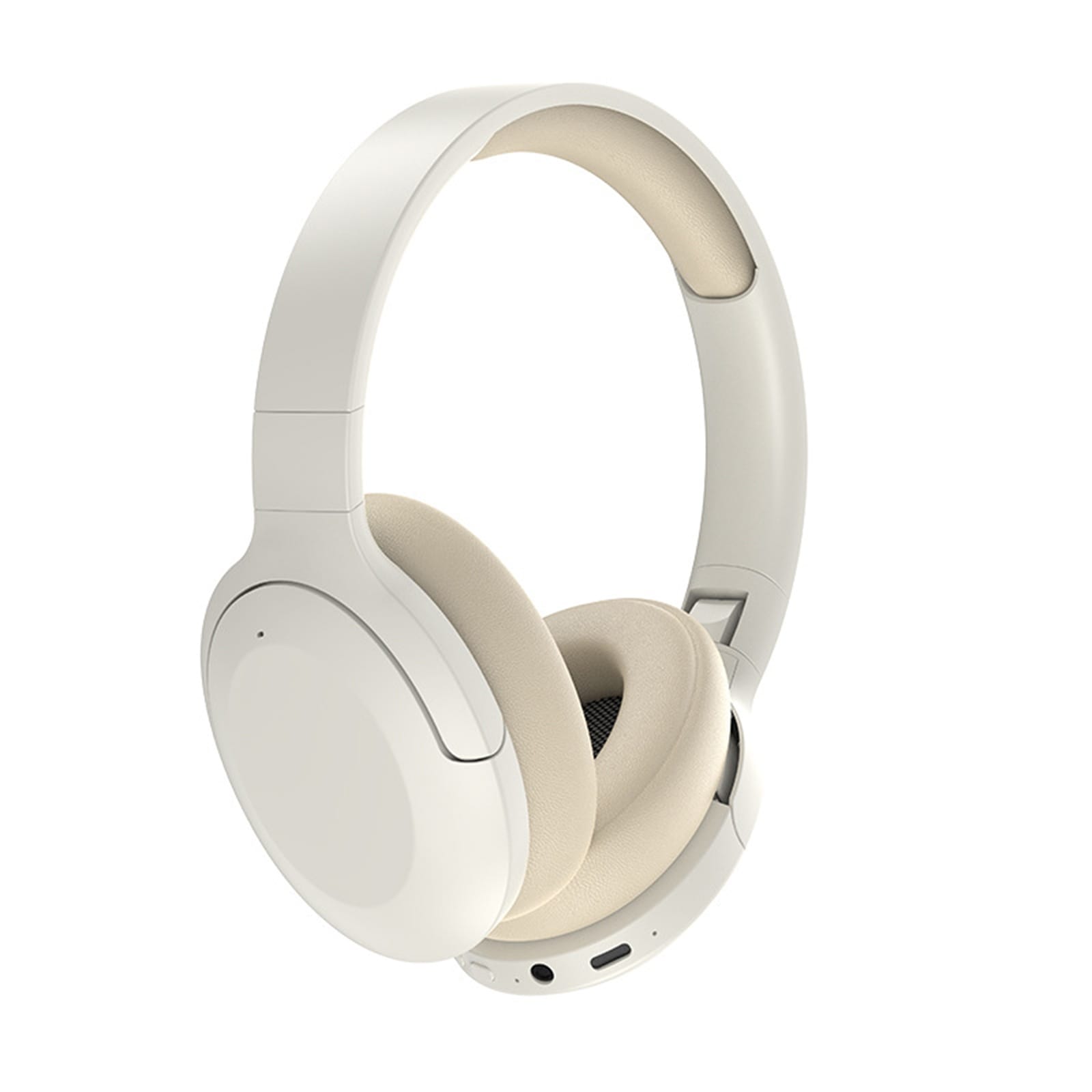 P2968 Wireless Headset Noise Canceling Stereo Headphones Over Ear Folding Earphones For Cell Phone Computer Laptop Khaki