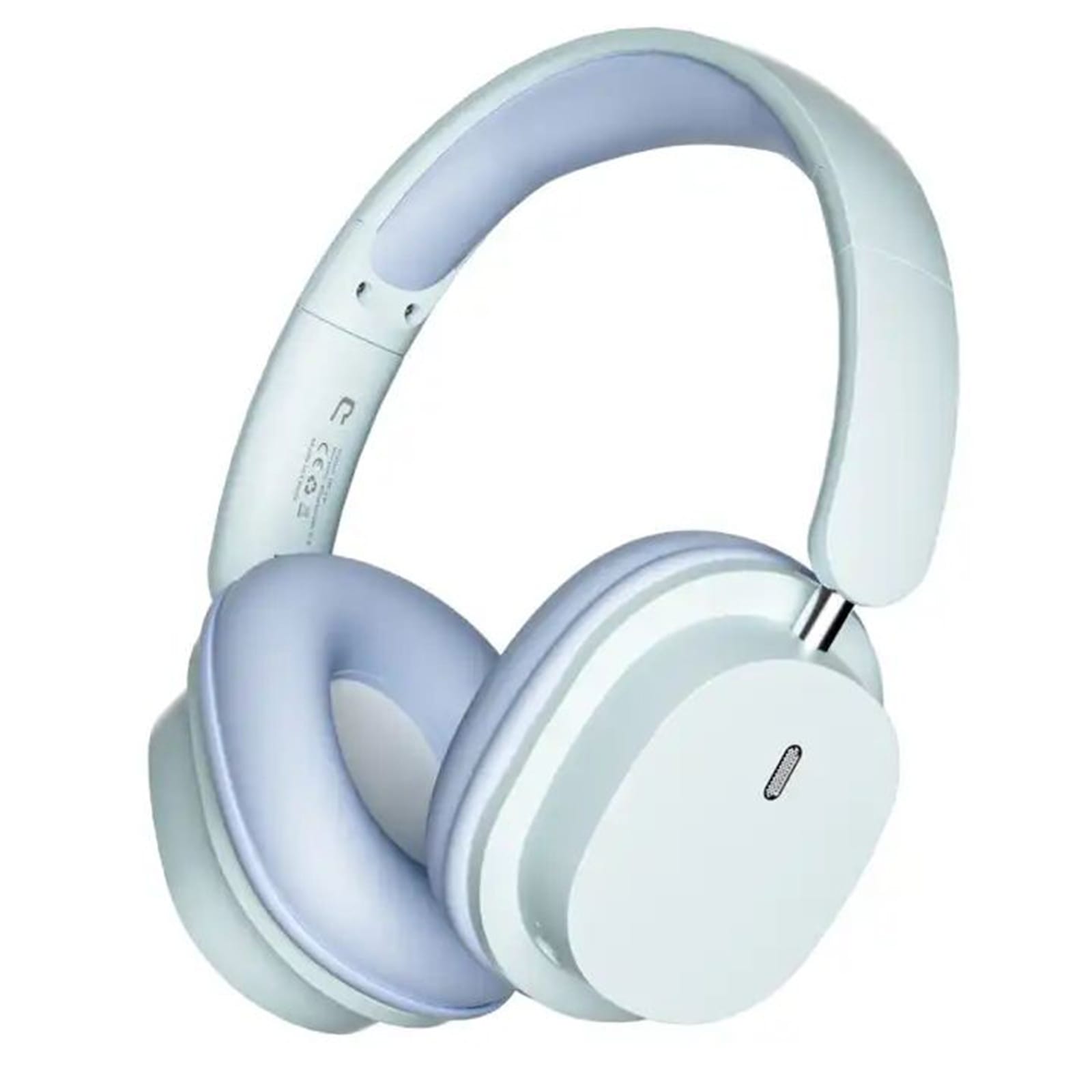 Wireless Headsets Noise Canceling Ear Buds Longer Playtime Foldable Earphones Support Dual Device Connection For Cell Phone Laptop blue