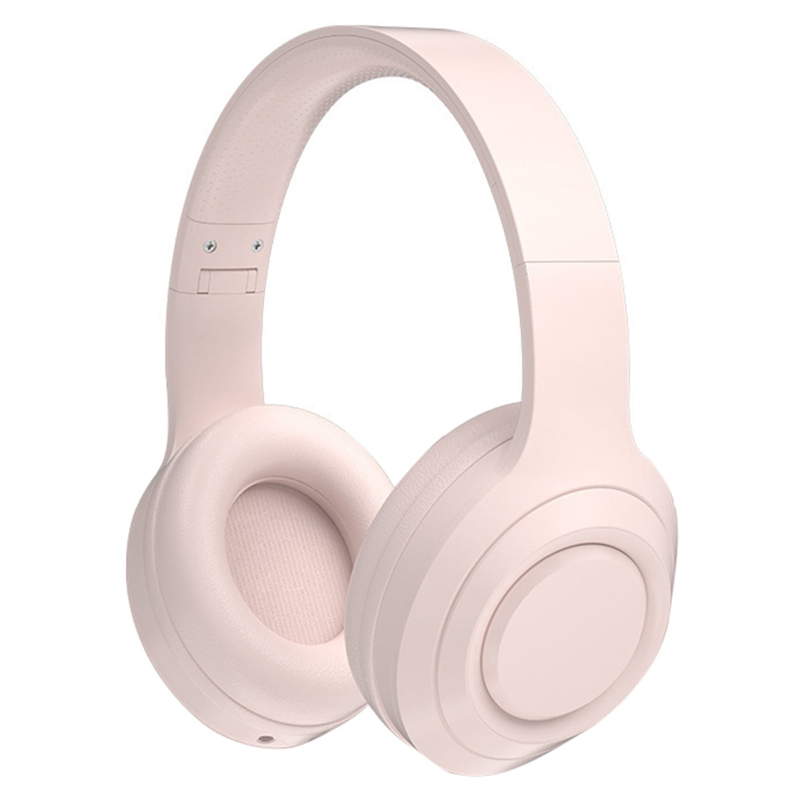 P12 Noise Canceling Headset Stereo Ultra Long Playtime Earphones Folding Headphones With Built-in Microphone For Office Gaming New face pink