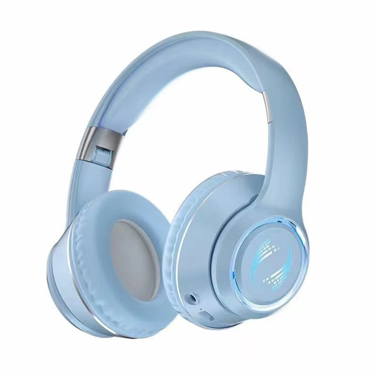 Noise Canceling Headset HIFI Sound Headphones Wireless Folding Scalable Gaming Headphones For Office Trucker yellow - Image 3