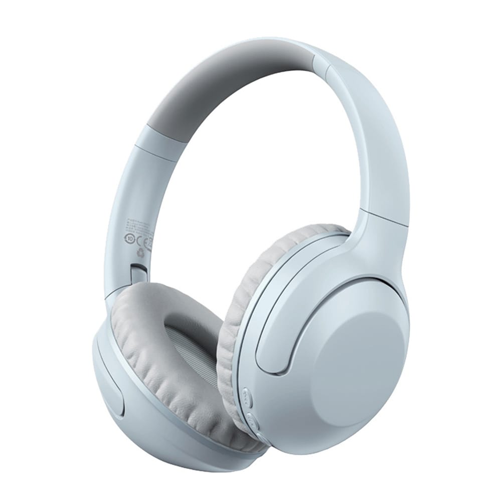 SPACEO3 Wireless Headset over Ear Computer Headphones Anc Noise Canceling Headset Beige - Image 7