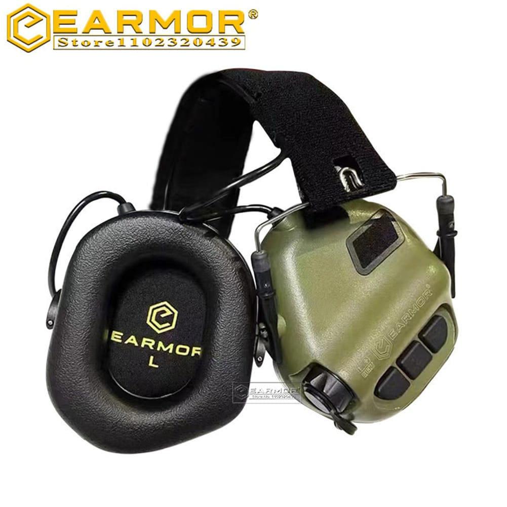 M31 Lightweight Ear Protection Headset Training Range Hearing Protector Nrr 22db Noise Reduction Army Green