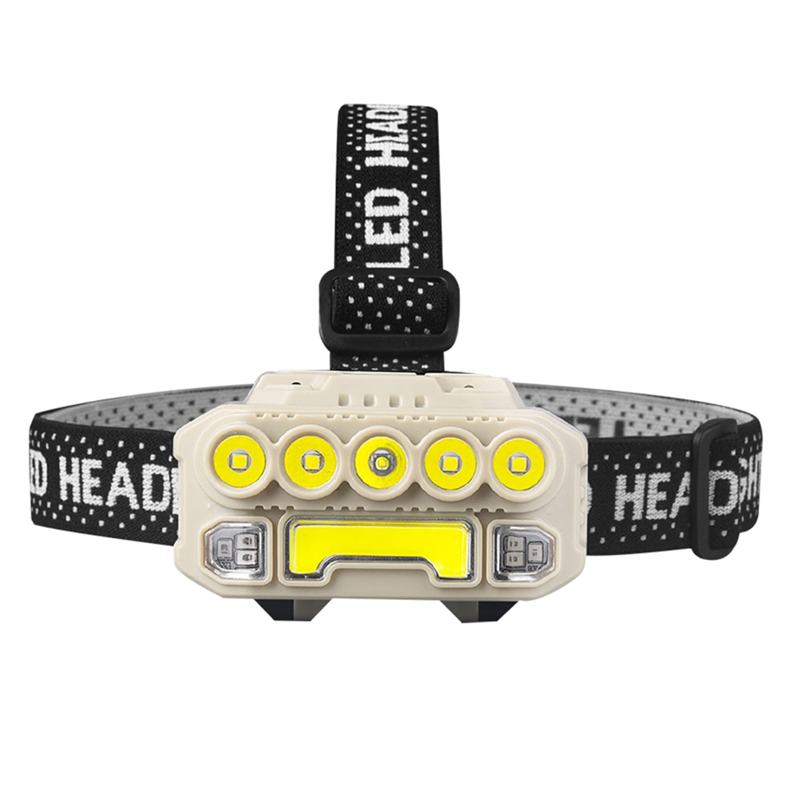 XPE+COB Headlights USB Rechargeable IPX4 Waterproof Power Display Motion Sensor Head Lamp For Camping Mountaineering Running 817S Induction