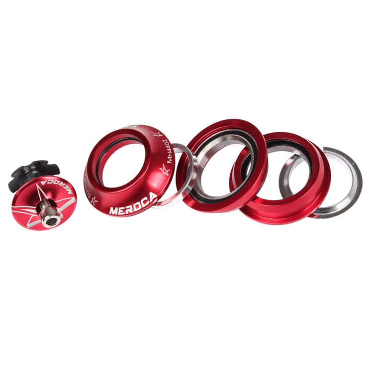 Mountain Bicycle Ultra-light Built-in Straight Pipe Bowl Set blue - Image 5