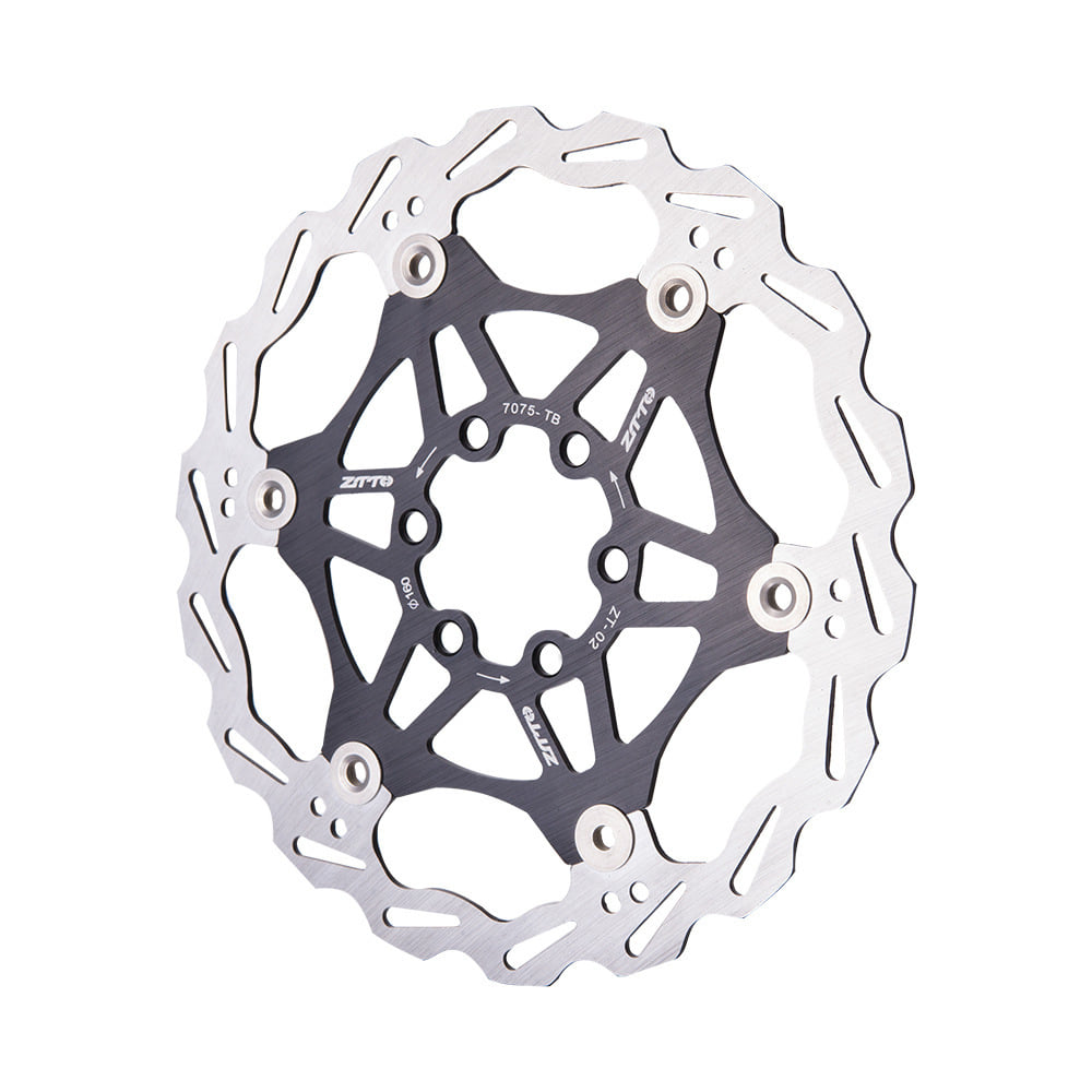 ZTTO 180mm 160mm Brake Floating Rotor Stainless Steel MTB Disc Hydraulic Brake Pads Bicycle parts 160MM red - Image 3