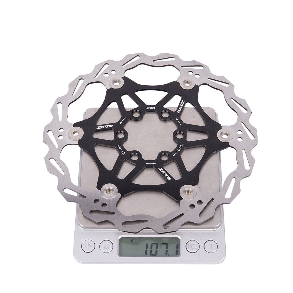 ZTTO 180mm 160mm Brake Floating Rotor Stainless Steel MTB Disc Hydraulic Brake Pads Bicycle parts 160MM red - Image 7