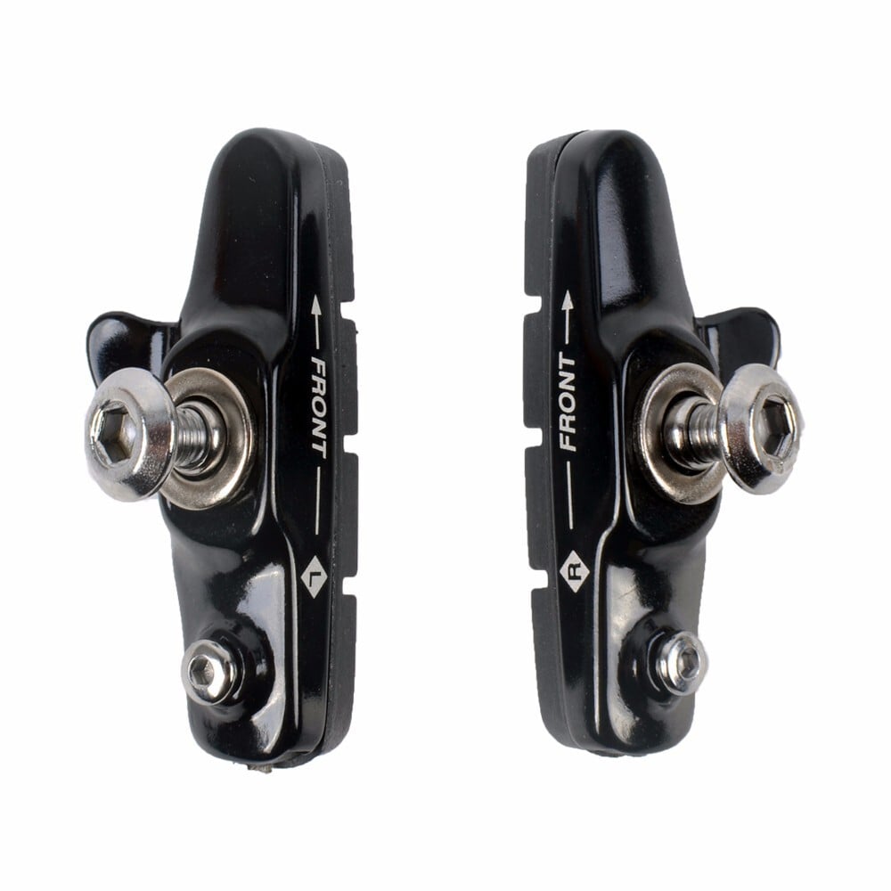 Aluminum Alloy Road Bike Brake Block C brake Fixed Cog Silent Brake Block Piece Water Guide Rubber Brake Piece Bicycle Accessories Silver - Image 7