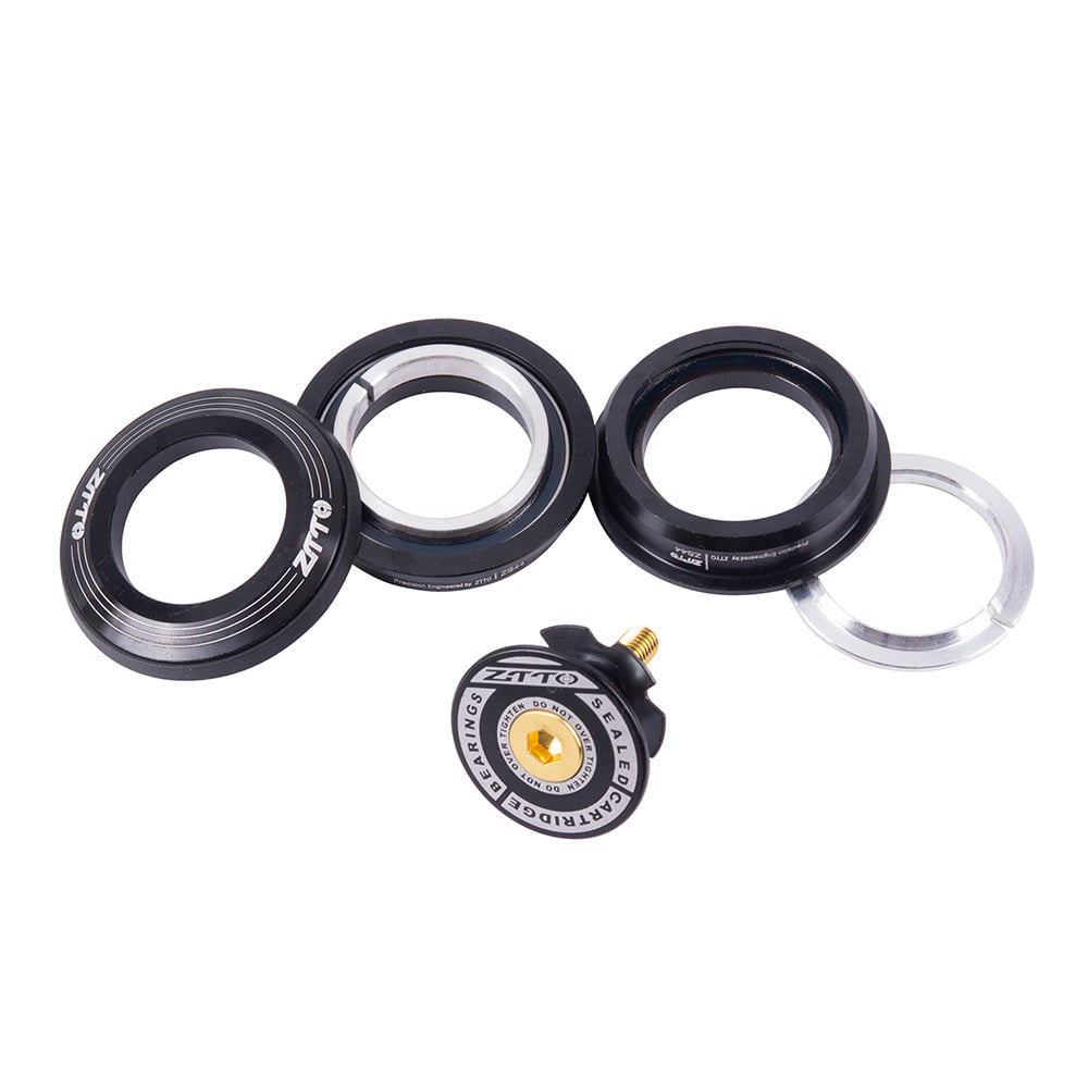 ZTTO Bicycle Headset MTB Road Bike Steering Column Headset 44mm Straight Tube Fork Bike Frame Low Profile Semi-integrated black - Image 4