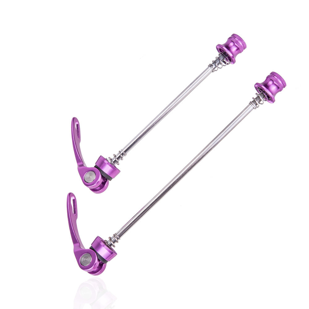 Bicycle Quick Release Skewer Lever For MTB Road Bike Wheel Hub Lightweight Quick Skewers purple