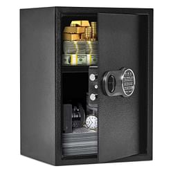 Category: Dropship Gadgets & Gifts, SKU #PST_02TKHMNI_US, Title: US PIONEERWORKS Security Safe With Digital Keypad Lock 19.6 x 13.7 x 12.2 Inches Steel Safe