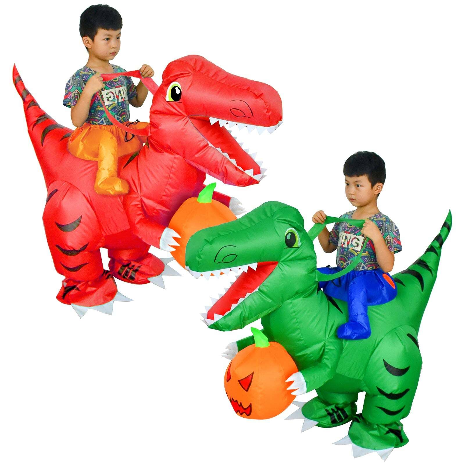 YIWA 2 PACK Inflatable Dinosaur Costume Kids