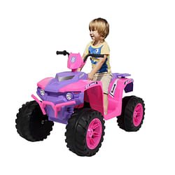 Category: Dropship Hobbies, SKU #PTO_0Y220U4D_US, Title: US Beach Car Toy Atv Dual Drive Battery 12v7ah*1 with Slow Start without RC Pink Purple