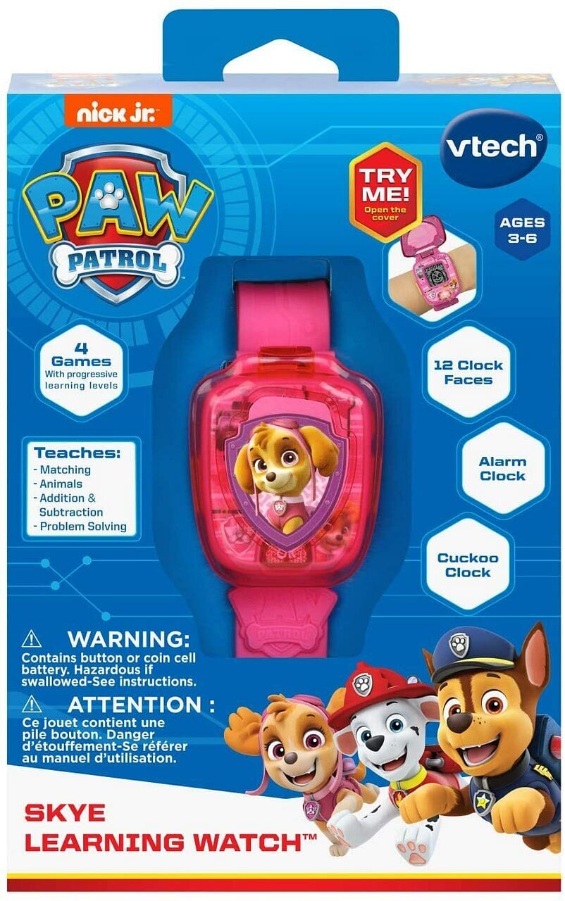 paw patrol vtech watch battery