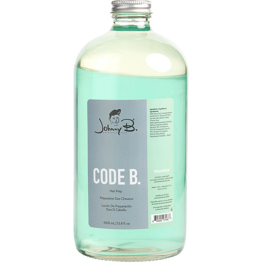 Johnny B Johnny B MEN - CODE B. HAIR PREP SPRAY 33.8 OZ