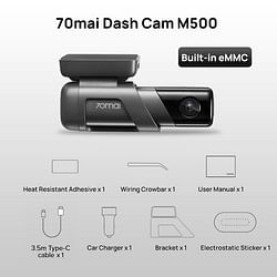 Category: Dropship Automotive & Motorcycle, SKU #3256803716567882, Title: 70mai Dash Cam M500 1944P 170FOV 70mai M500 Car DVR Dash Camera Recorder GPS ADAS 24H Parking Monitor eMMC built-in Storage