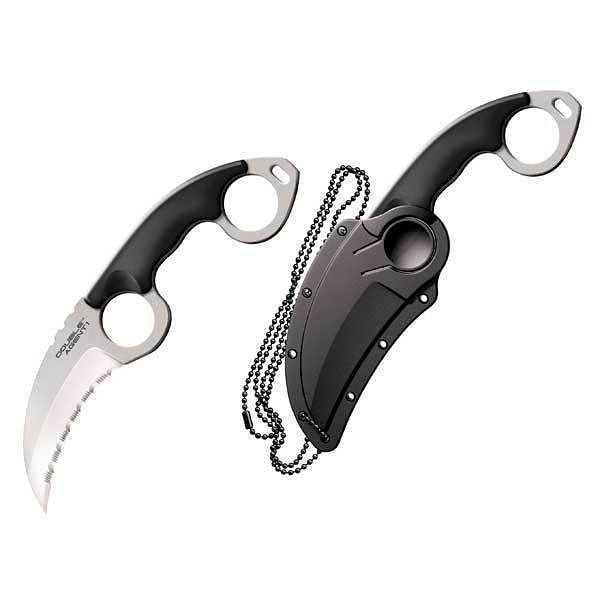 Cold Steel Double Agent I Neck Knife w Grivory Handle Serrat