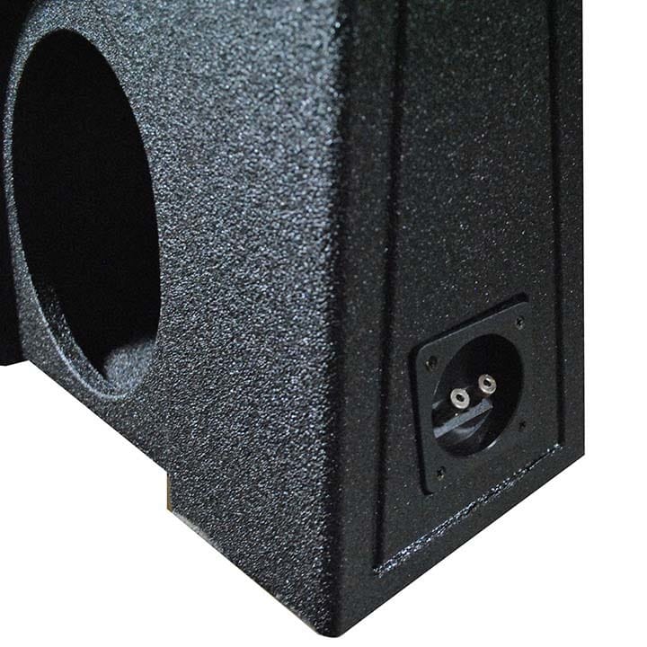 Qpower QBOMB Dual 12" Vented Empty Box Behind Seat Mount - Image 3