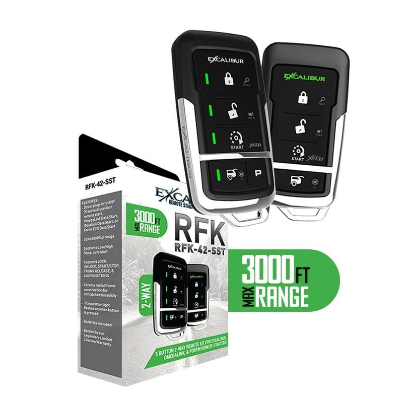 Excalibur MultiPurpose Remote Kit: 2-Way 5-Button RF Kit; 3000+ Feet Range Inclu