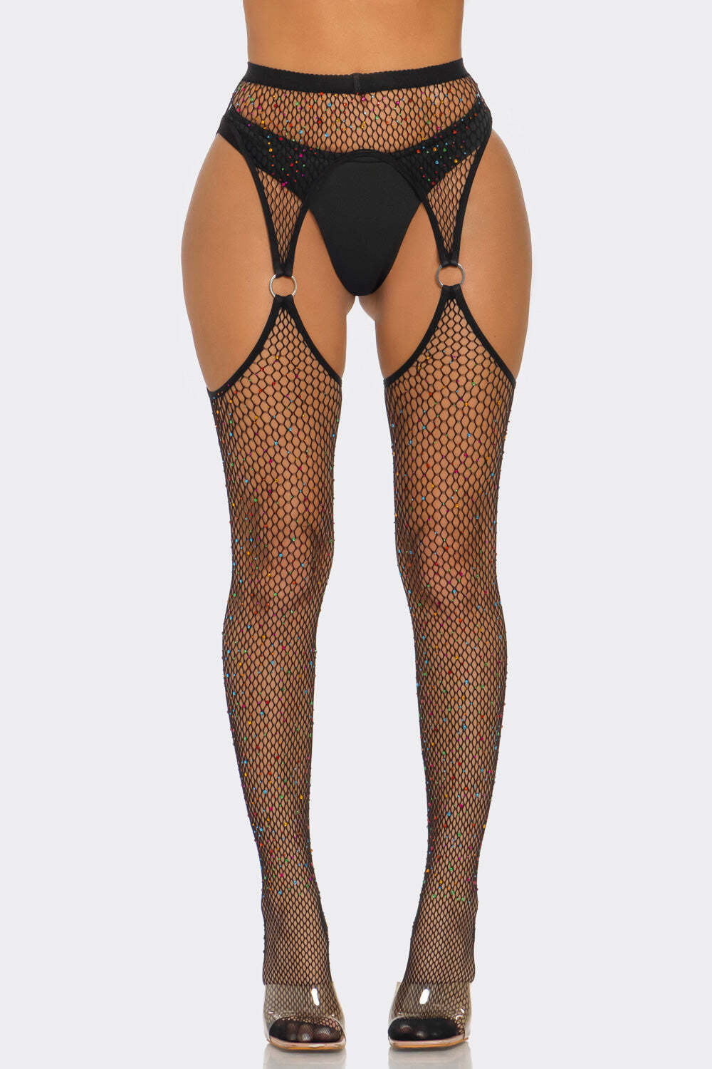 2685 Ring Me Up Fishnet Tights