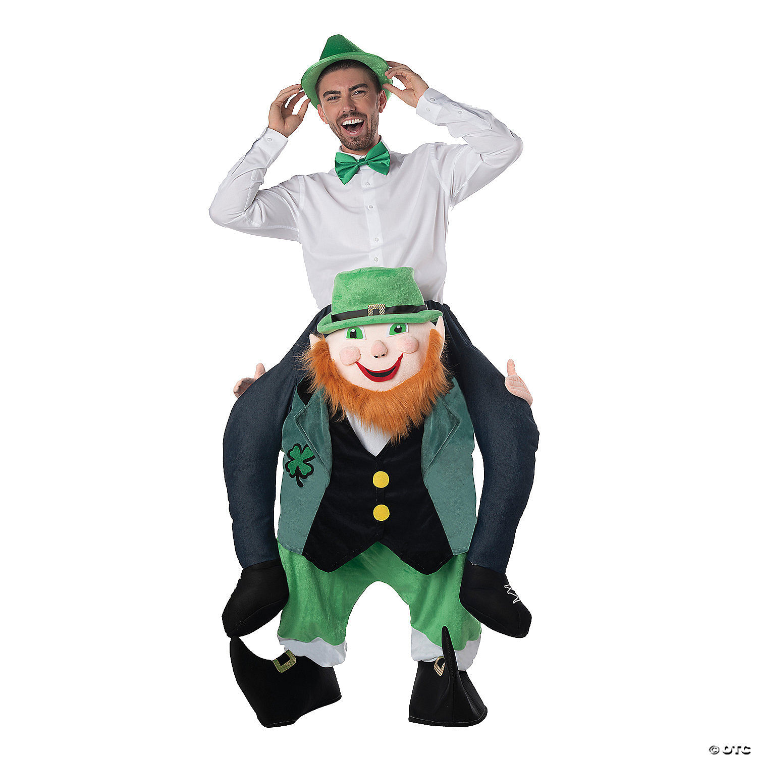 Adult carry leprechaun costume