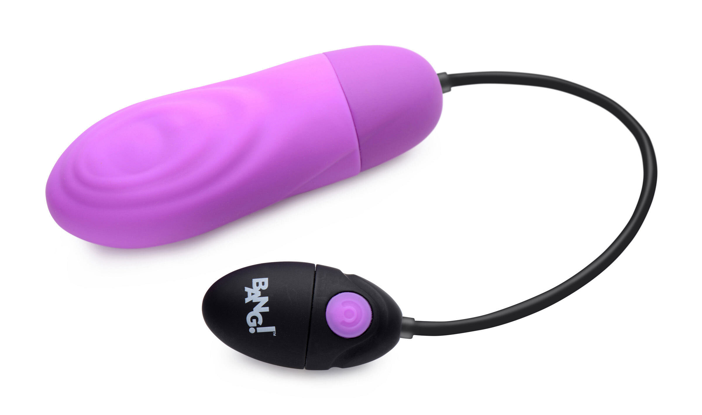 7x Pulsing Rechargeable Silicone Bullet Purple