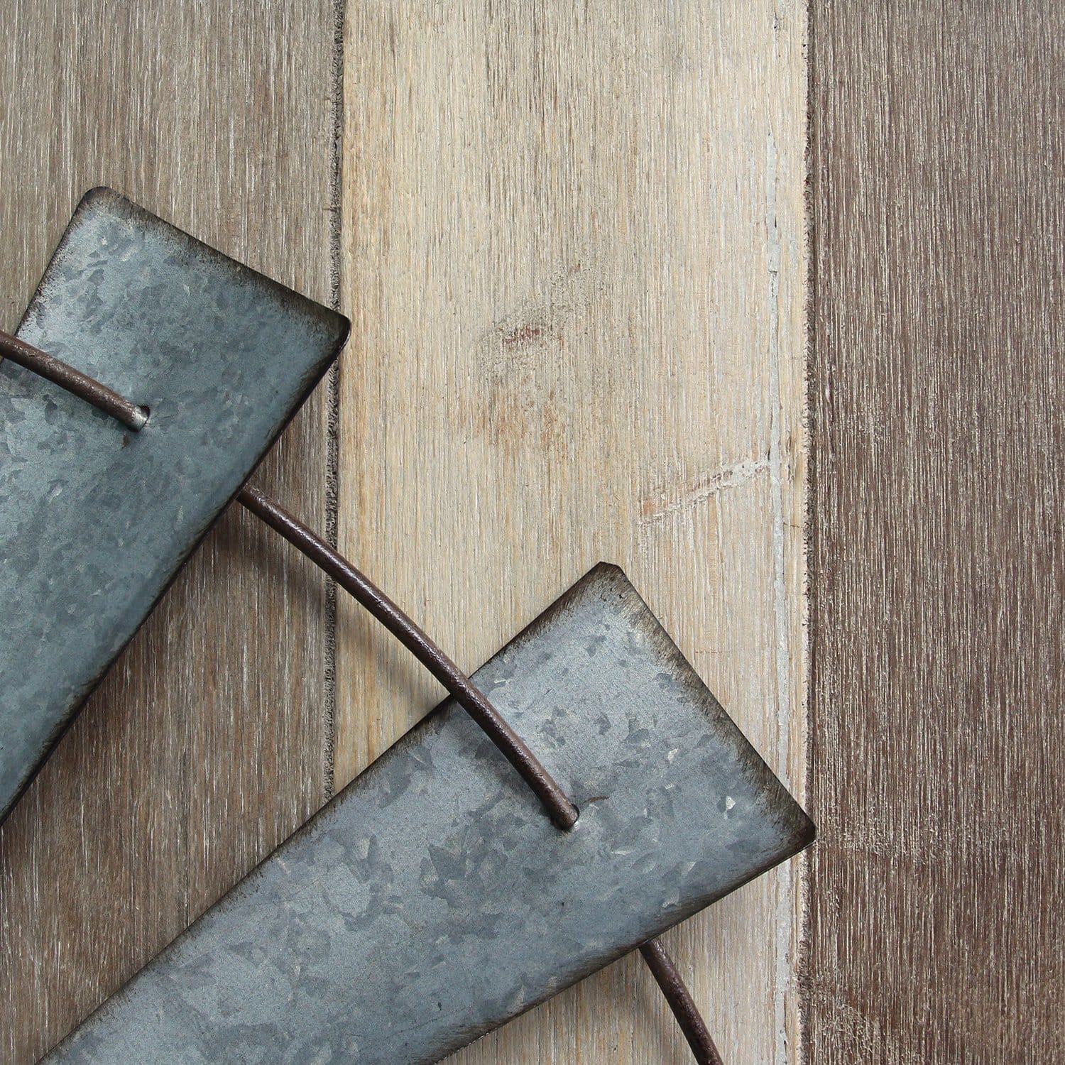 Antique Farmhouse Wood Metal Windmill Wall Decor