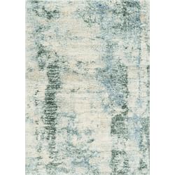 Category: Dropship Home Decor, SKU #350107, Title: 9'x13' Ivory Blue Machine Woven Abstract Indoor Area Rug