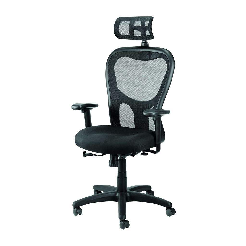black-mesh-fabric-rolling-office-desk-chair