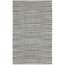Category: Dropship Home, Garden & Furniture, SKU #395097, Title: 8' x 10' Navy and Natural Interwoven Area Rug