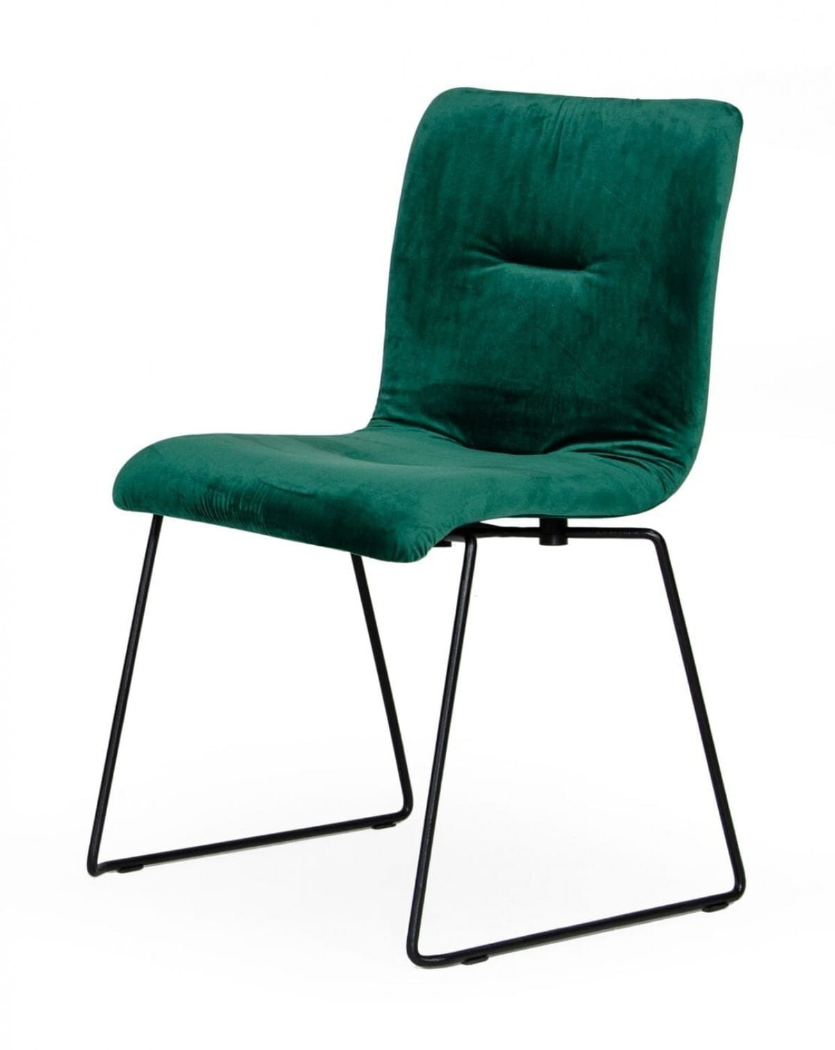 Set Emerald Green Velvet Dining Chairs