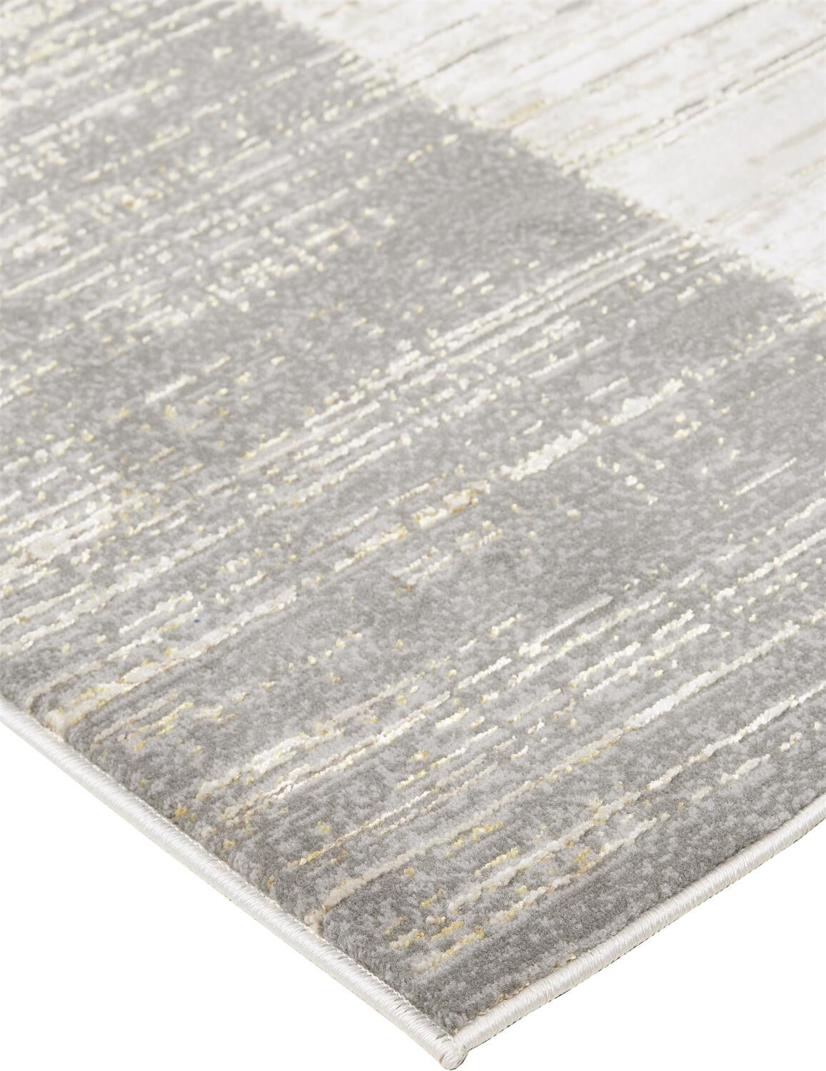 12' X 18' Gray And Ivory Abstract Area Rug - Image 5