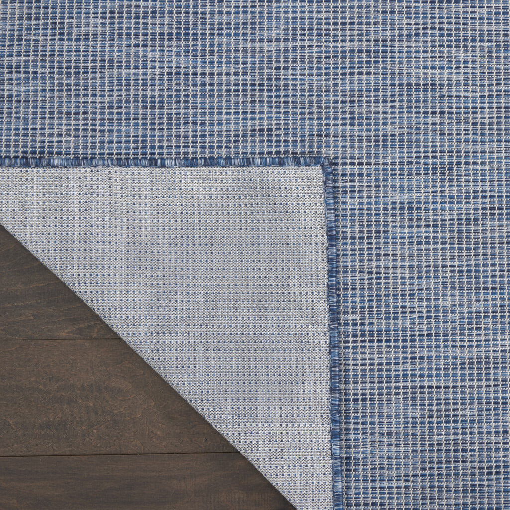 12' Navy Blue Power Loom Runner Rug - Image 4