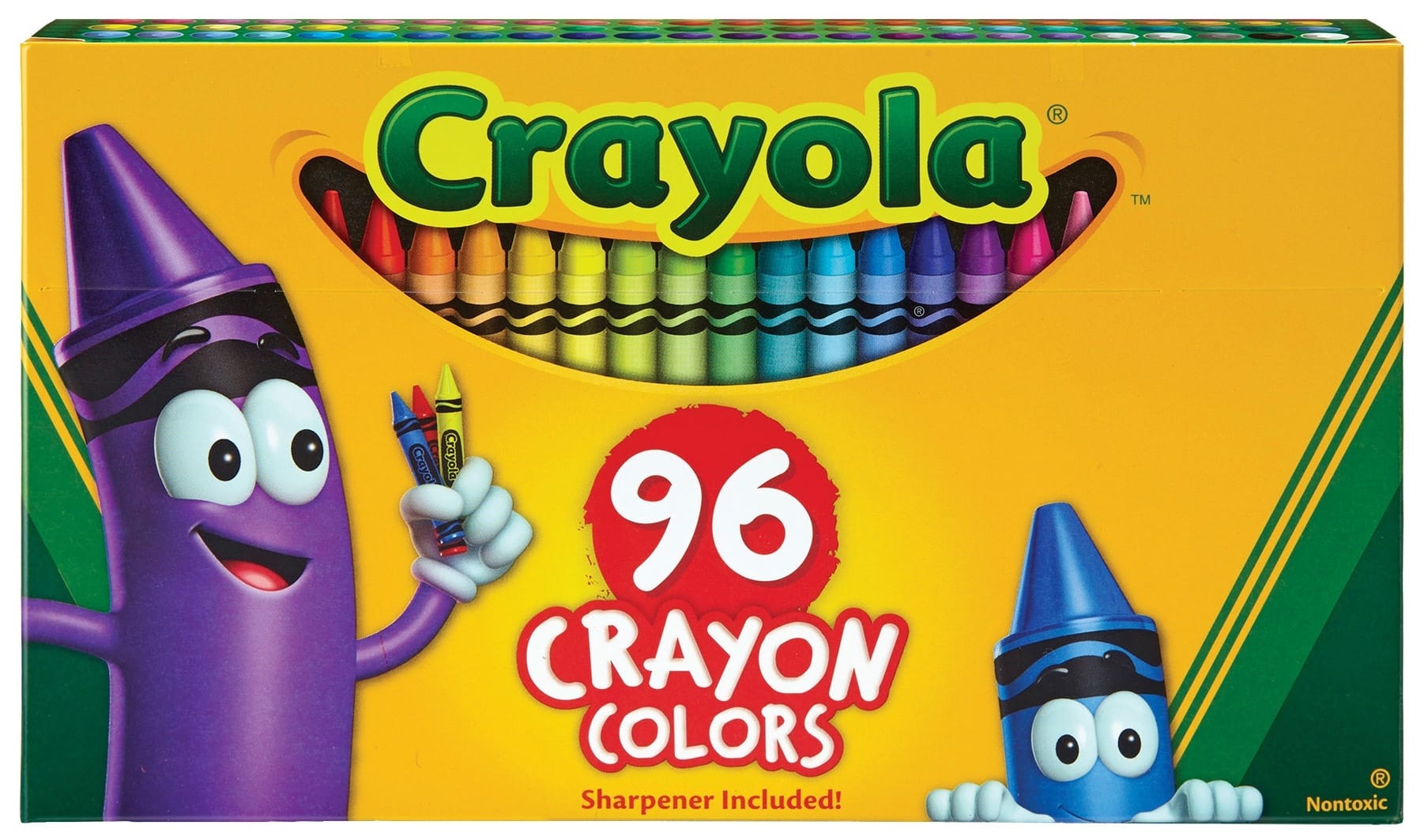 Crayola Crayons Non Peggable 96 Per Pkg