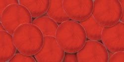 Acrylic Pom Pom Red 1 Inch