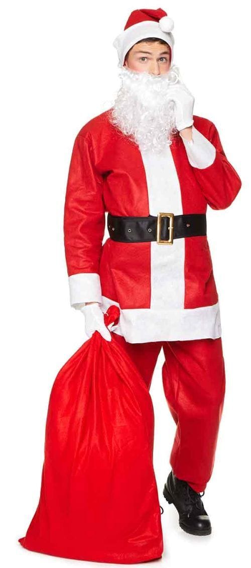 Karnival Costumes 5PC SANTA SUIT Med